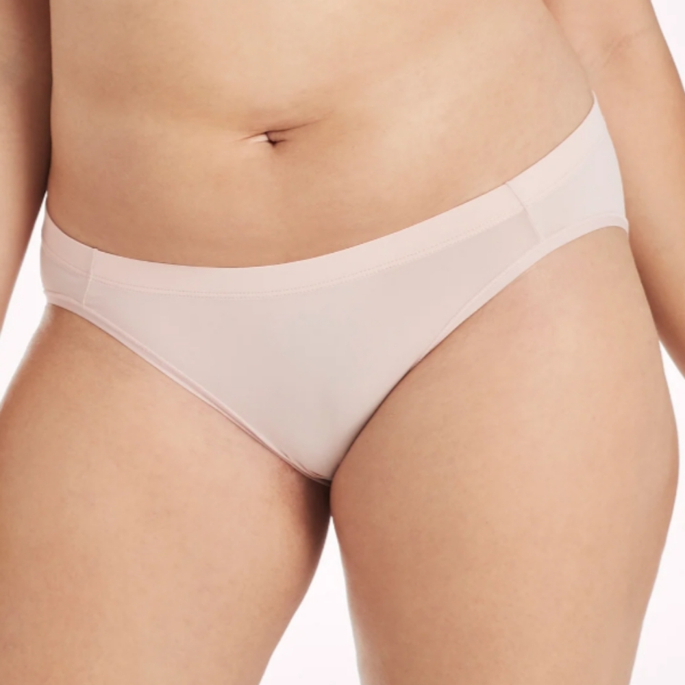 Maidenform Barely There, Bikini Cut Panty, Sheer Pale Pink, Multiple Sizes NWT